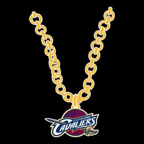 Cleveland Cavaliers Necklace logo vinyl decal